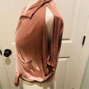 Young Fabulous & Broke Shirt Womens XS Ombre  Tie Dye Pink Tank Top Boho